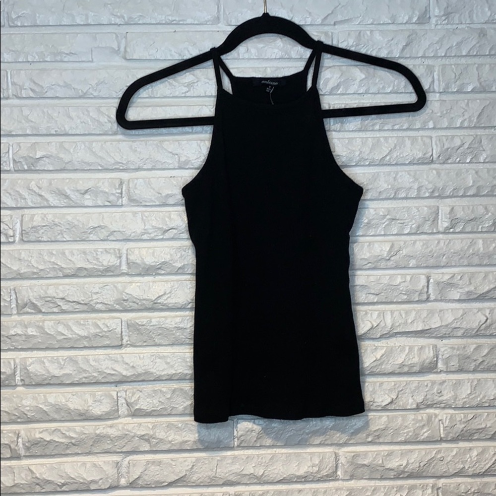 Black tank top